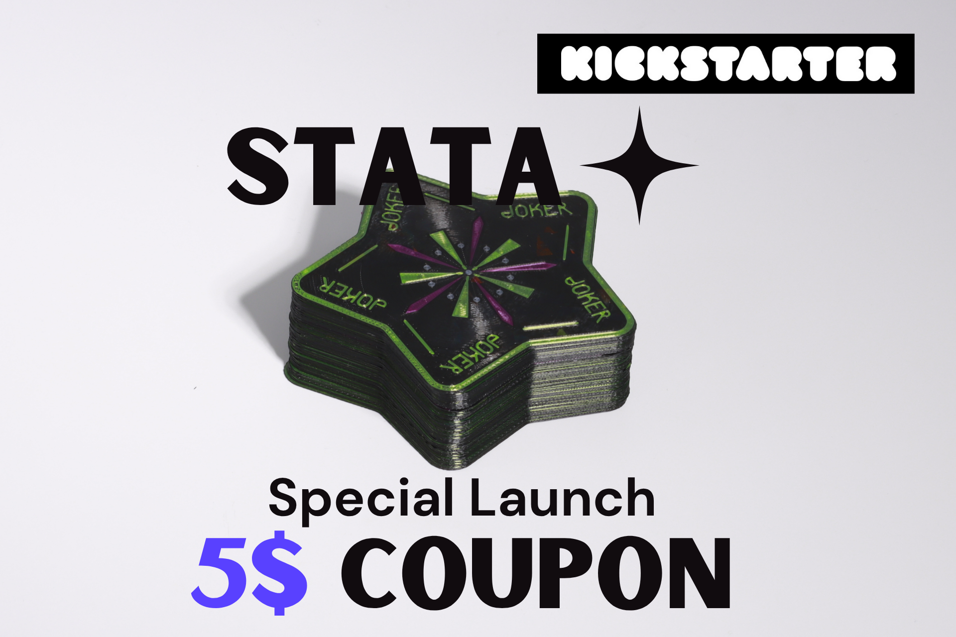 Kickstarter Launch 5$ Coupon